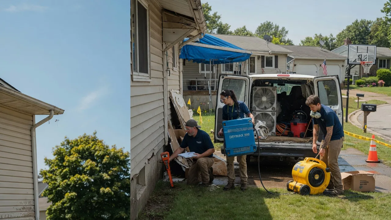 Ceiling Leak Cleanup in Kunkle, OH near me