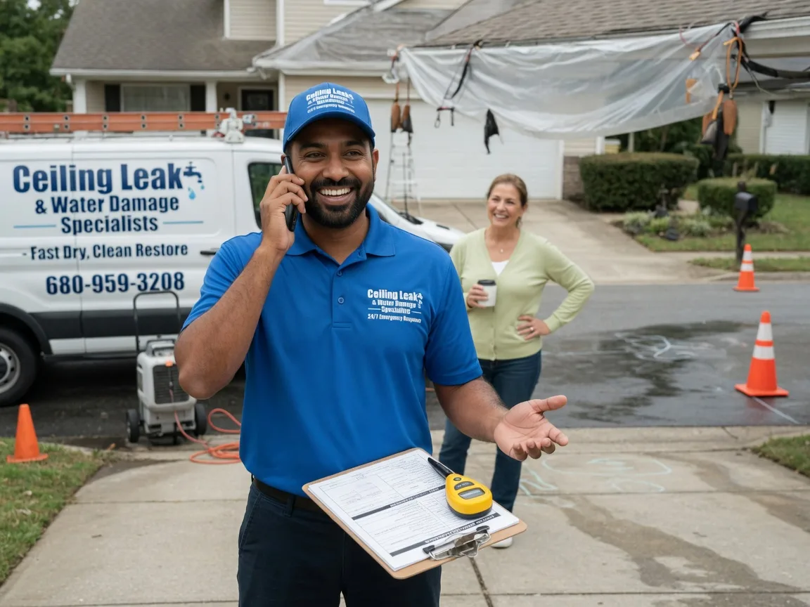 Ceiling Leak Cleanup Kunkle, OH FAQs